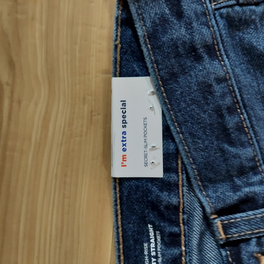 Distressed Blue Jeans - Picture 2 of 3